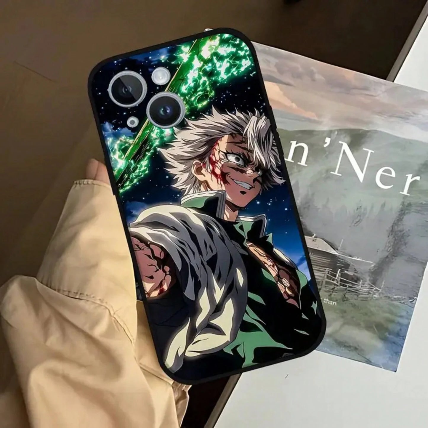 Anime Sanemi Phone Case Soft TPU Skin-Friendly For IPhone 17/16/15/14/13/12/11 Series: PRO, MAX, PLUS,Mini