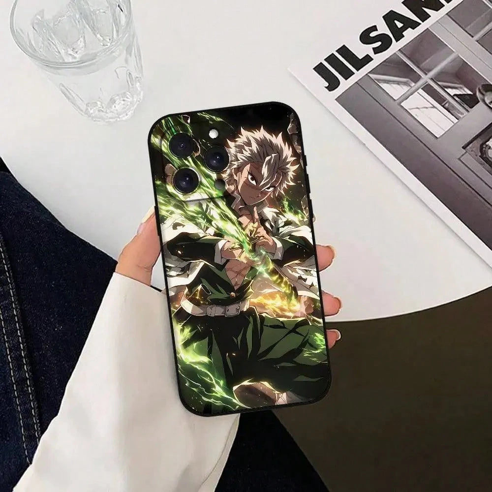 Anime Sanemi Phone Case Soft TPU Skin-Friendly For IPhone 17/16/15/14/13/12/11 Series: PRO, MAX, PLUS,Mini