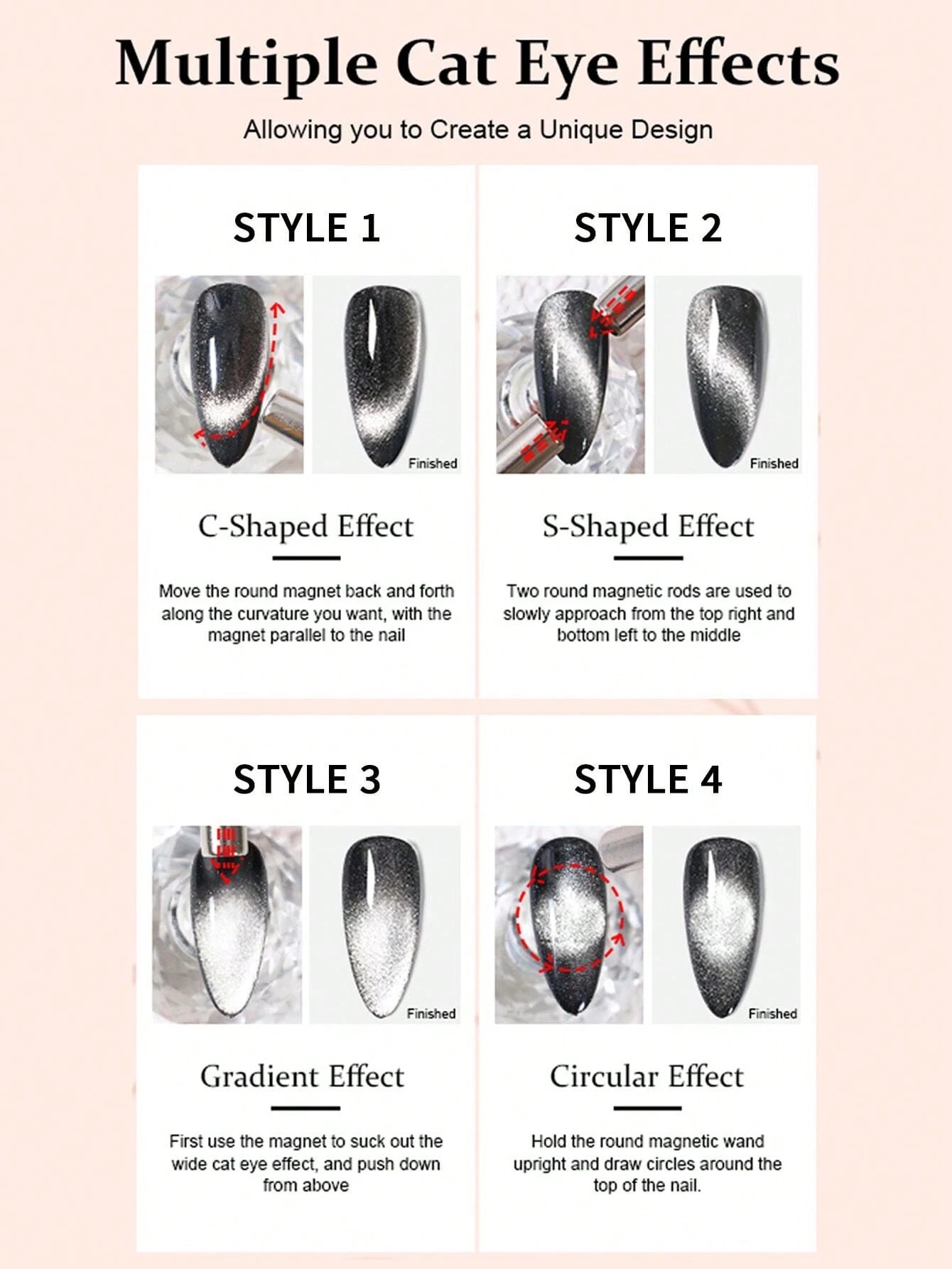 annies 12ml Glitter Cat Eye Gel Nail Polish Colorful Galaxy For Holographic Cat Eye, Salon Gel Manicure And Nail Art DIY At Home ﻿