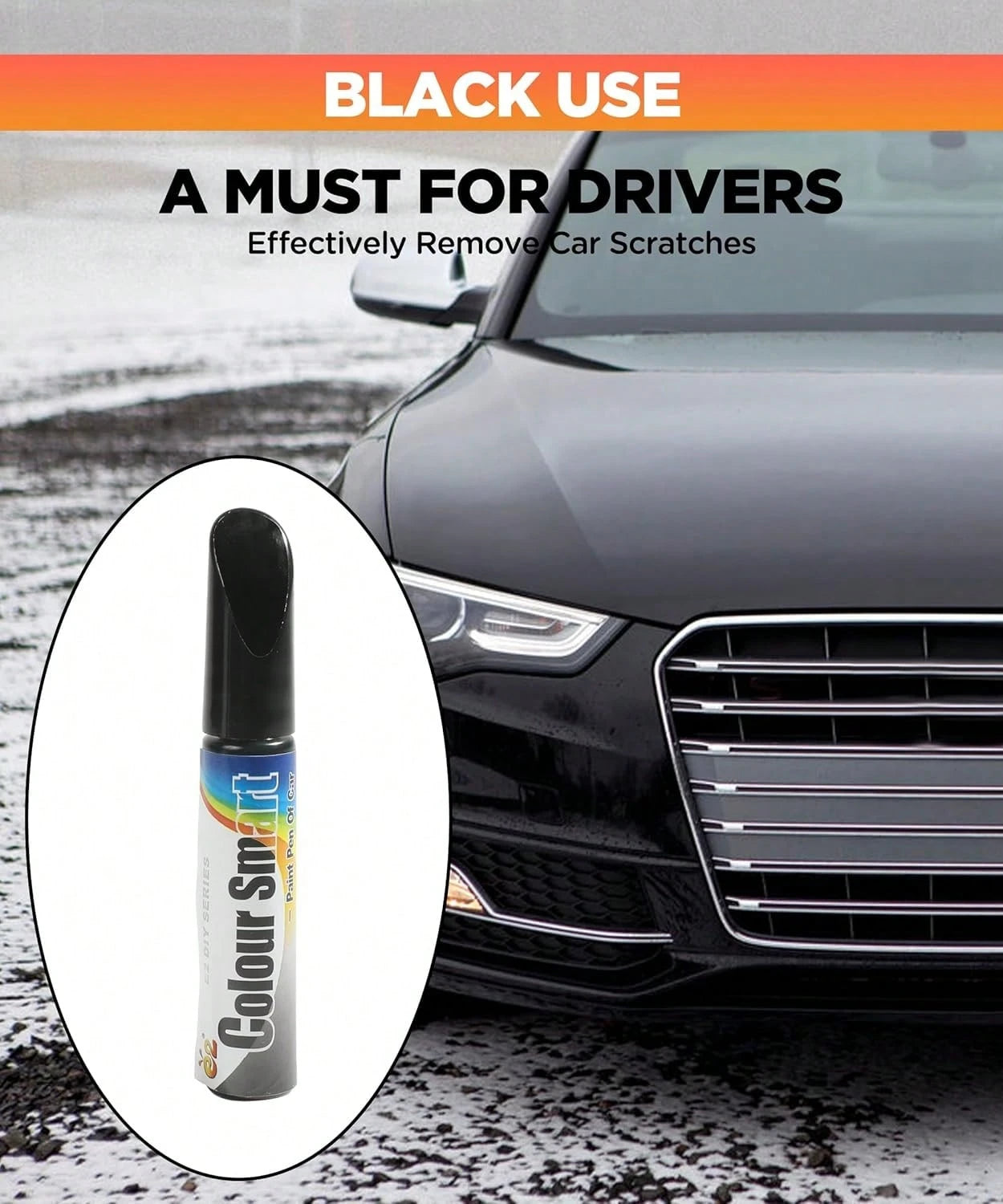 AOCISKA Car Scratch Repair,Scratch Remover For Vehicles,Car Remover Scratch Paint Pen Car Touch Up Paint Fill Paint Pen,Car Accessories Touch-Up Pen Car Scratch Remover For Deep Scratches (Black)