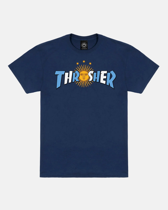 ARGENTINA ESTRELLA - T-SHIRT - NAVY BLUE - Four Street