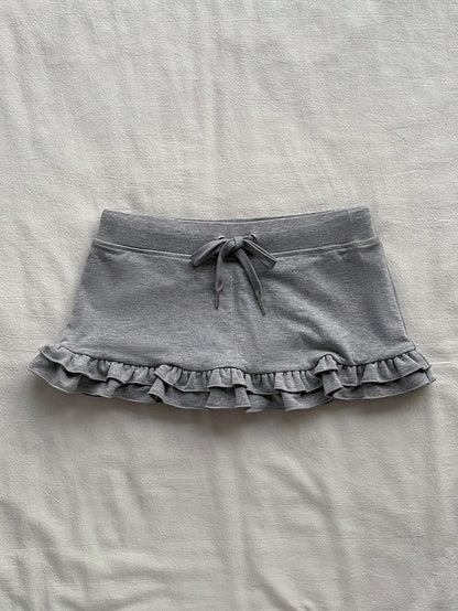 Attitoon Women's Casual Ultra Low Waist Tight Skirt, Women's Y2K, Women's Summer
