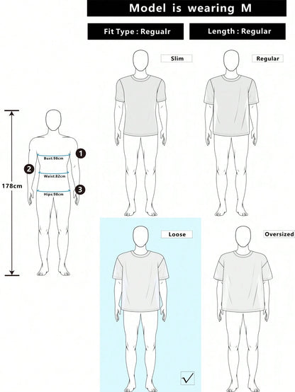 AXEPEAK Men's Casual Loose Short Sleeve T-Shirt, White With Handmade Rhinestone Patch, Summer