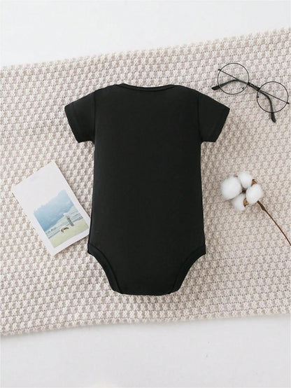 AYJK7 Protected By Fur Babies, Paw Prints, 100% Pure Cotton Newborn Crawling Clothes, Summer Outdoor Activities Casual Transparent Clothes, Comfortable And Soft Short Sleeved Baby Triangle Jumpsuit
