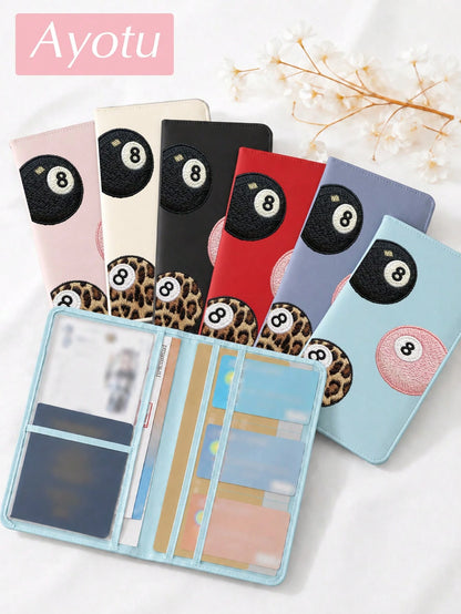 Ayotu Lucky Pool 8 Car Registration And Insurance Document Organizer- Vehicle Glove Box Organizer, Car And Truck Accessories Box, Suitable For Storing Important Documents, Driver's License, Passport