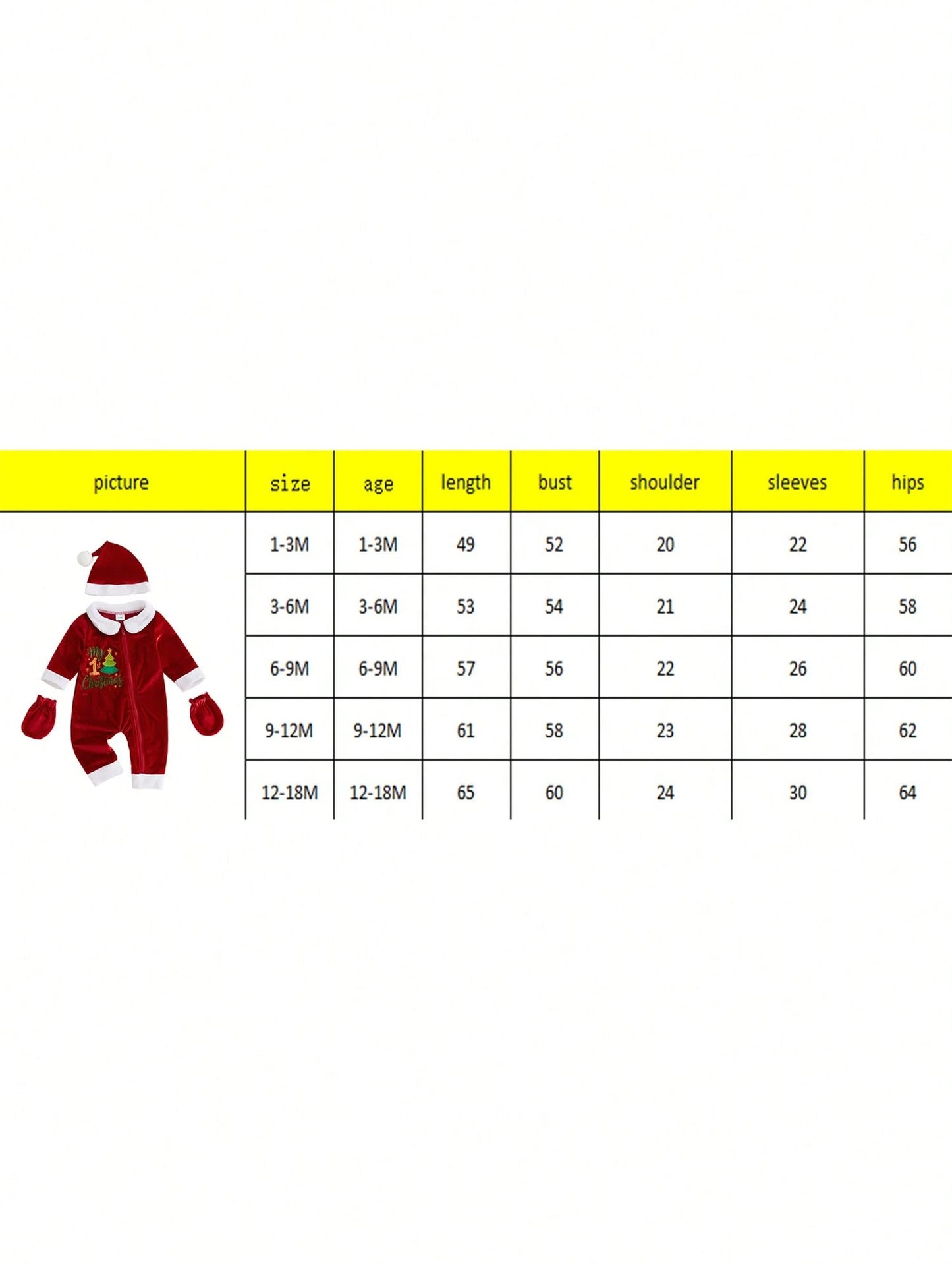 Baby Christmas Letter Tree Embroidery Furry Trim Zip Front Romper Set- Long Sleeve With Hat Gloves For Party Fall Daily