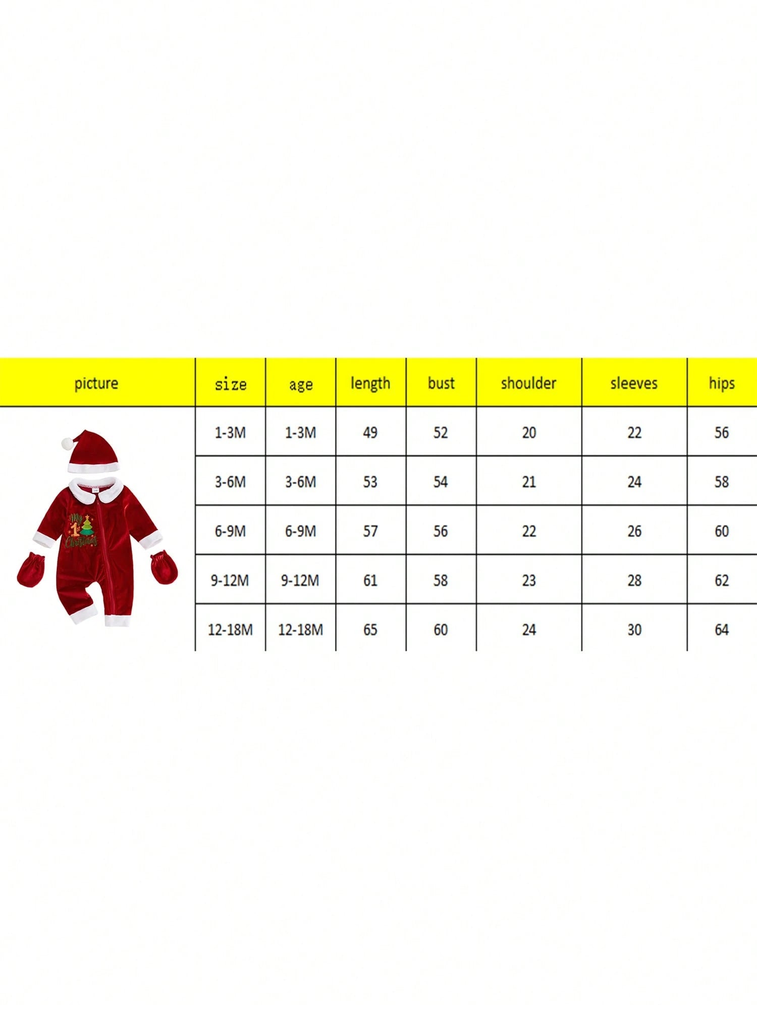 Baby Christmas Letter Tree Embroidery Furry Trim Zip Front Romper Set- Long Sleeve With Hat Gloves For Party Fall Daily
