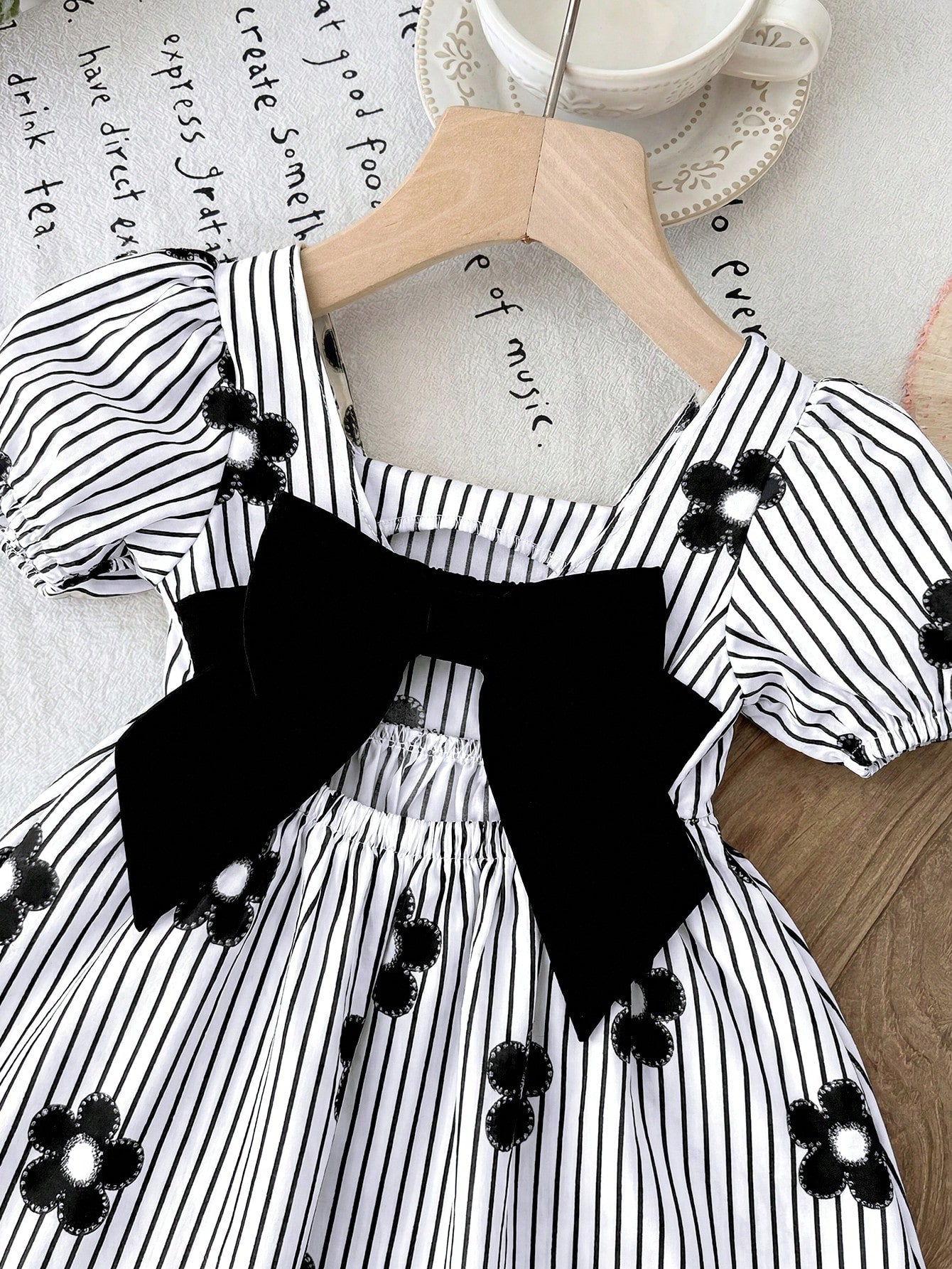 Baby Girl Cute Geometric Knit Jacquard Sundress For Summer Holiday