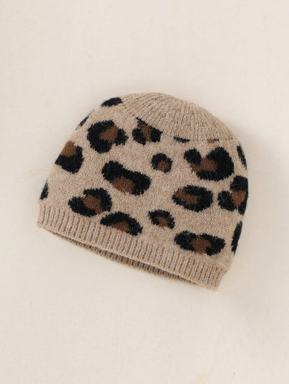 Baby Girl Leopard Pattern Knit Jumpsuit & Hat Baby Knit Jumpsuit Newborn Come Home Outfit Baby Sweater Romper Neutral Baby Clothes Fall Baby Clothes