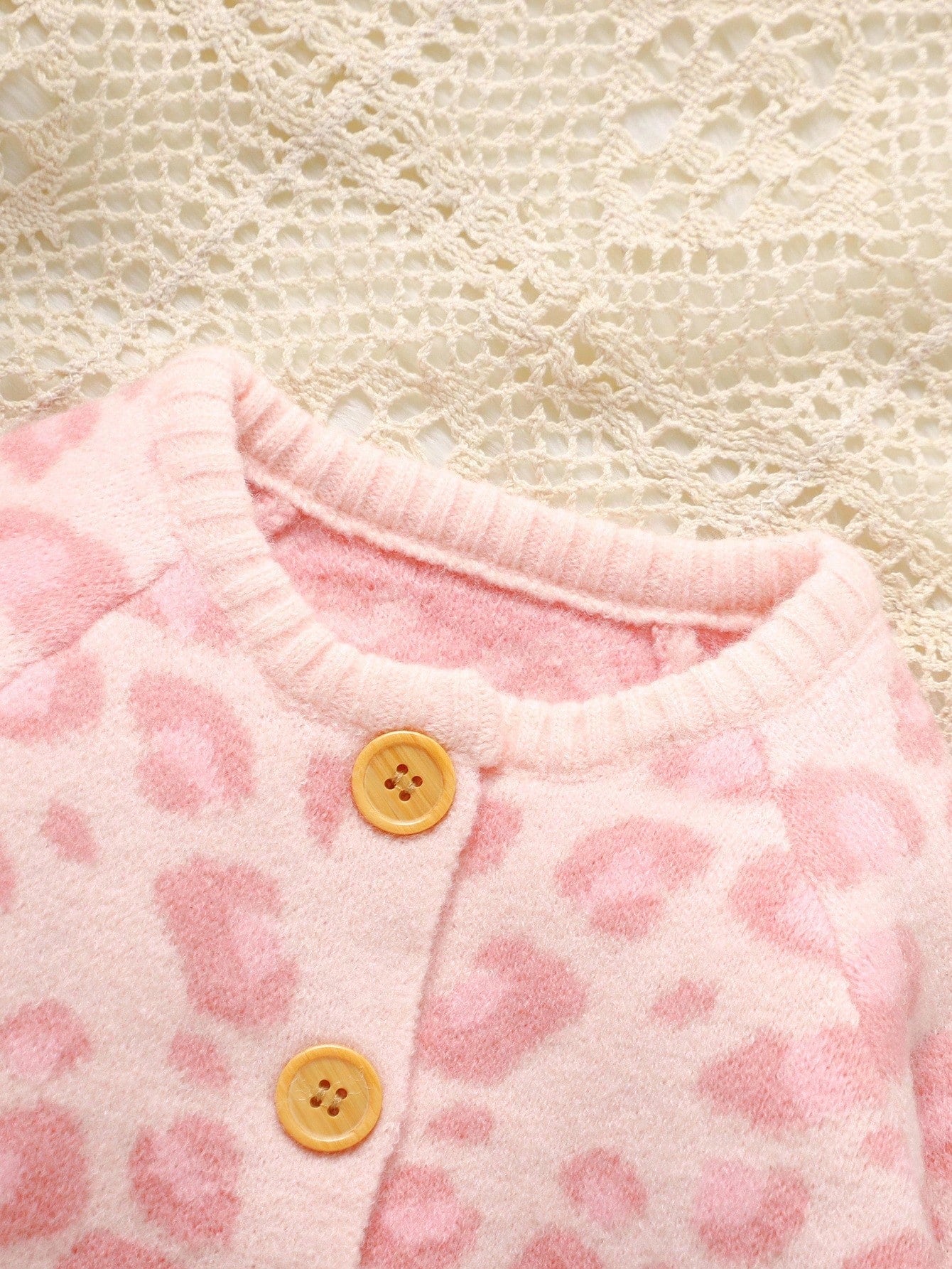 Baby Girl Leopard Pattern Knit Jumpsuit & Hat Baby Knit Jumpsuit Newborn Come Home Outfit Baby Sweater Romper Neutral Baby Clothes Fall Baby Clothes