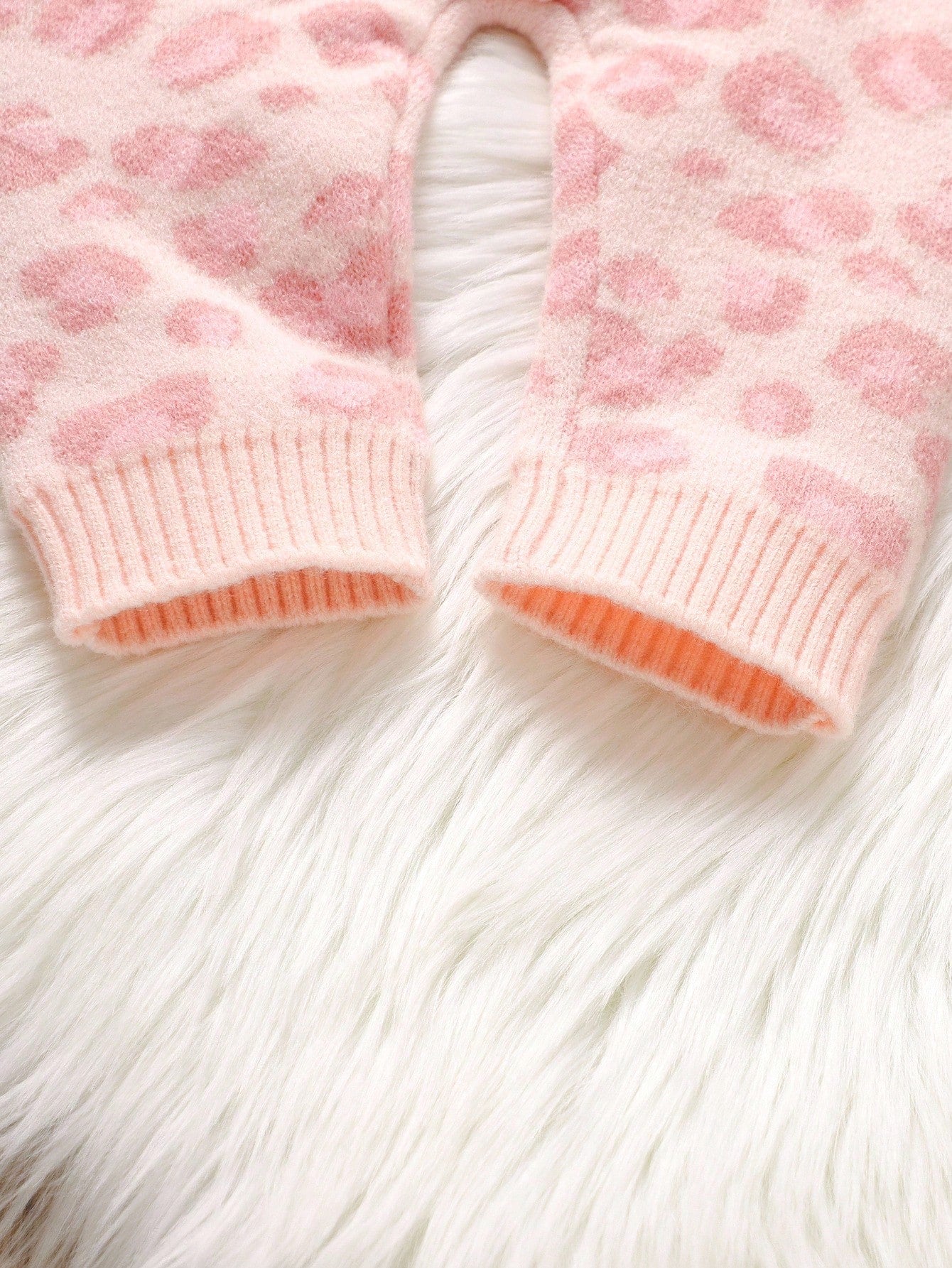 Baby Girl Leopard Pattern Knit Jumpsuit & Hat Baby Knit Jumpsuit Newborn Come Home Outfit Baby Sweater Romper Neutral Baby Clothes Fall Baby Clothes