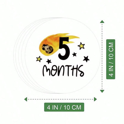 Baby Milestone Cards, "Hello World" Cards, Baby Monthly Age Cards, Space Theme Baby Shower, Suitable For Baby Growth Commemorative Cards, Space Theme Baby Room Decor, Baby Monthly Age Markers, Baby Co