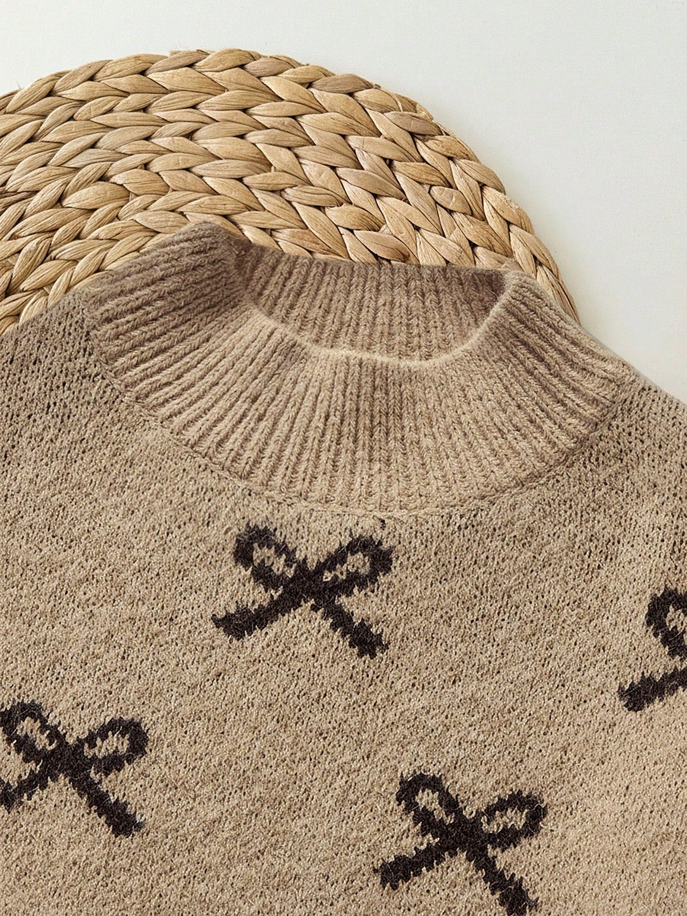 Babygirl Cute Polka Dot Long Sleeve Sweater&Elastic Waist Pants Set,Casual For Autumn/Winter Baby Clothes Autumn Winter Brown Girl Fall