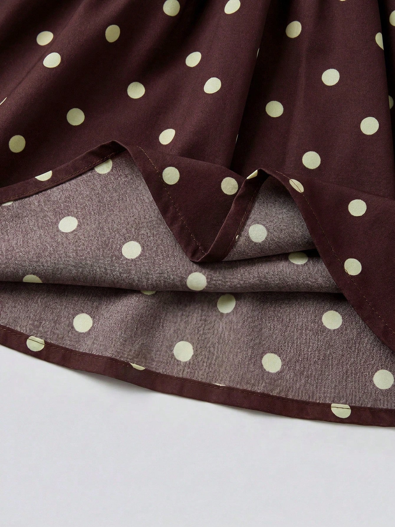 Babygirl Vacation Casual Cute Colorblock Polka Dot Spaghetti Strap Dress