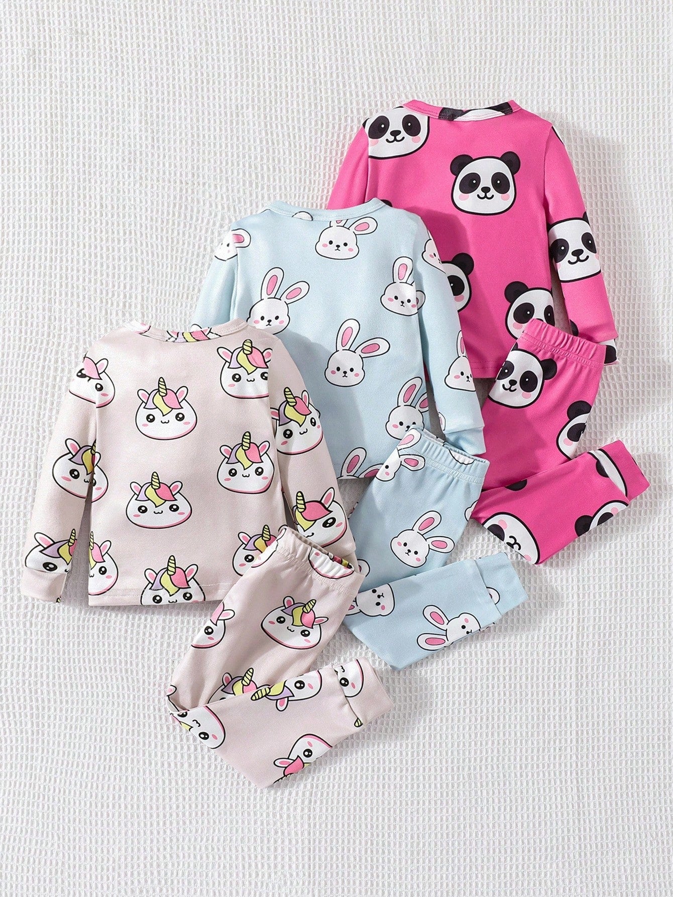 Back To School Fashion Baby Girls Pajamas Snug Fit Fall Winter