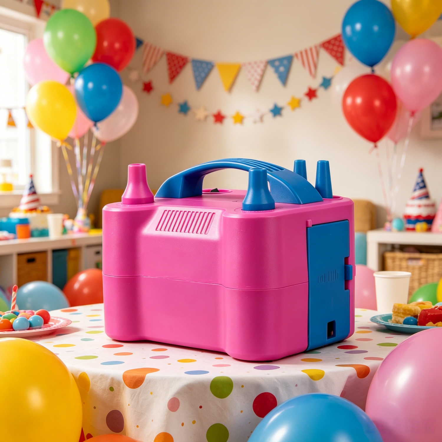 Balloon Inflation, Double-Headed Inflation, Material Suitable For Parties, Parties, Weddings, Can Be Used By Everyone