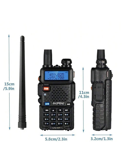 Baofeng Walkie Talkie UV 5R 5W 8W Dual Band Ham Two Way Radio Vhf Uhf FM Radio Handheld Transceiver Hunting