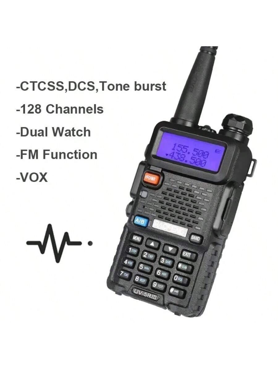 Baofeng Walkie Talkie UV 5R 5W 8W Dual Band Ham Two Way Radio Vhf Uhf FM Radio Handheld Transceiver Hunting