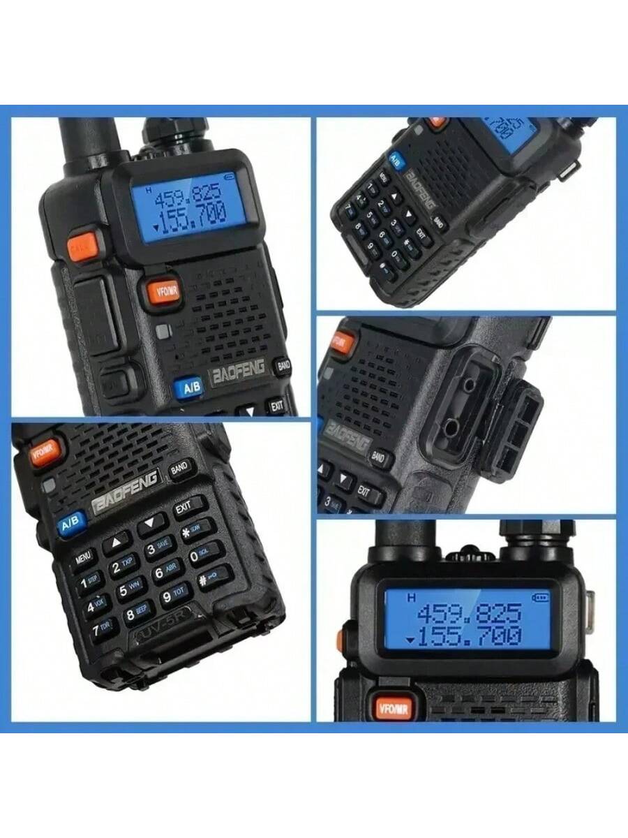 Baofeng Walkie Talkie UV 5R 5W 8W Dual Band Ham Two Way Radio Vhf Uhf FM Radio Handheld Transceiver Hunting
