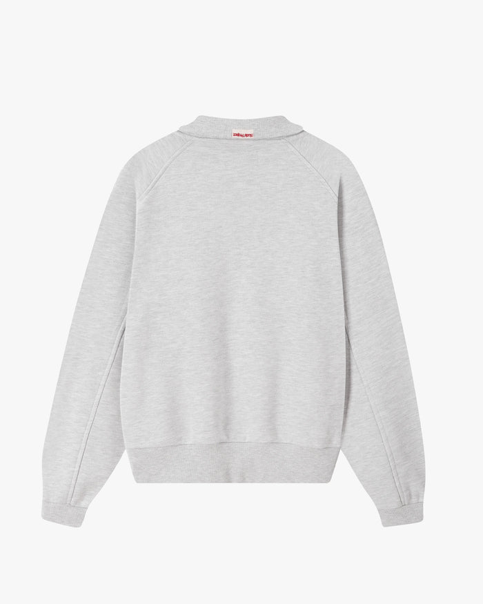 Basic Cherry Quarter-Zip Grey
