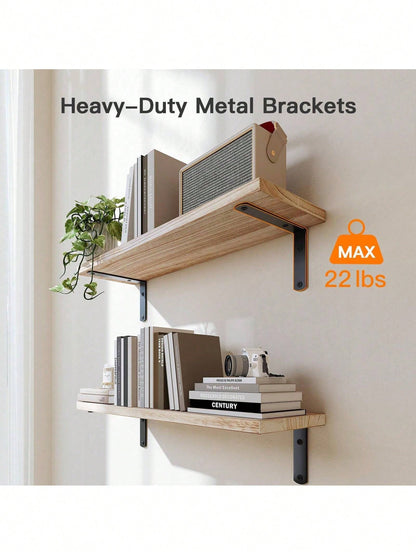 Bathroom Shelves Over Toilet- Wall Mounted Floating Shelves Toilet Paper Storage Small Farmhouse Decor Shelf 16 Inch.
