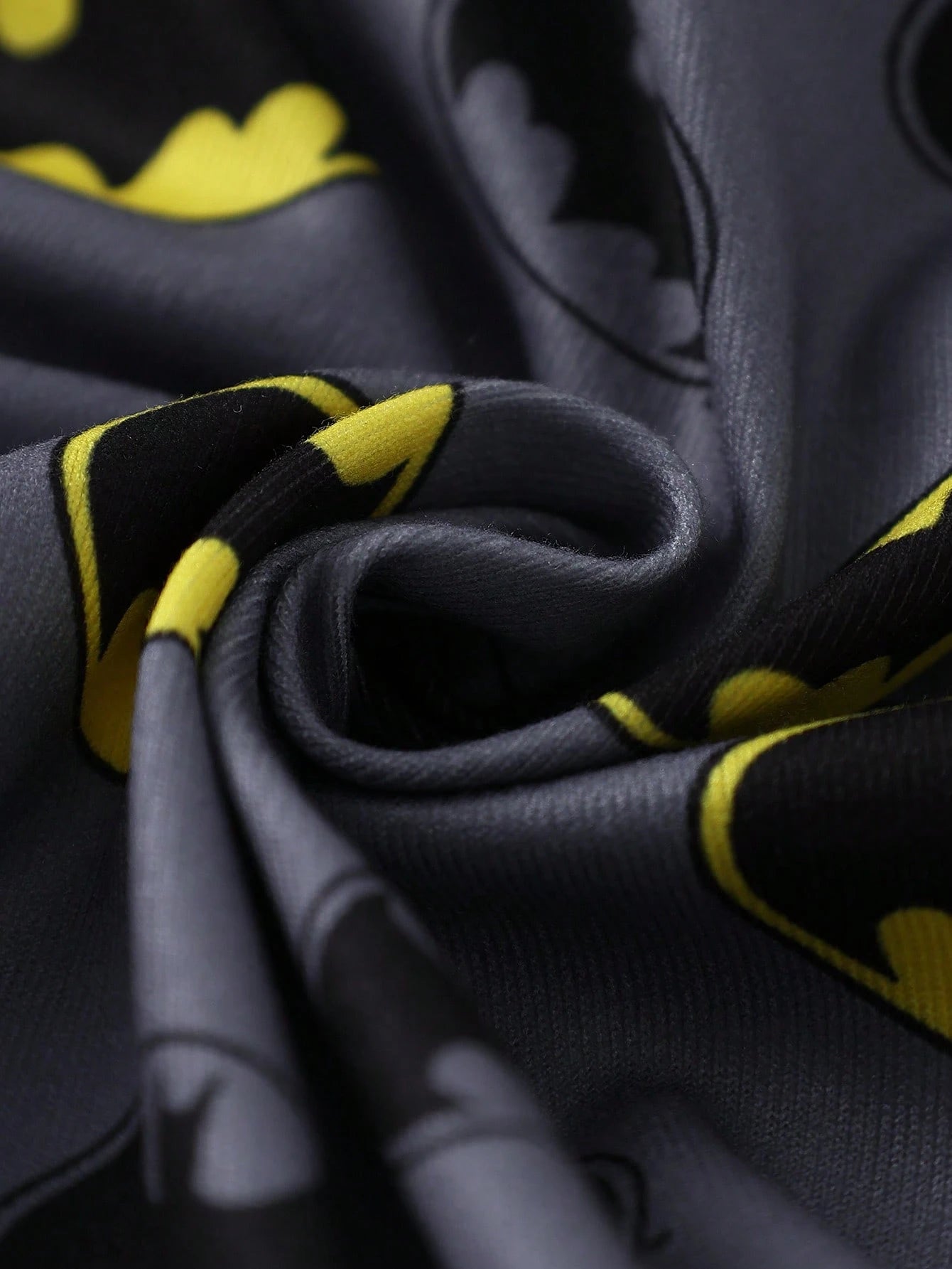 BATMAN X GraphicGems Spring/Summer Baby Boy Cartoon Cool Logo Pattern Long Sleeve Long Pants Knitted High Elasticity Knitted Fabric Slim Fit Comfortable Jumpsuit Home Wear Crawl Suit, Suitable F