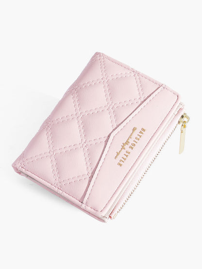 BATSIOE 2026 Short Women's Wallet With Embroidery, TPU Connection, Student Card Holder, Coin Purse, Minimalist Handbag, Card Case