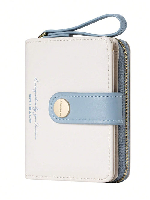 BATSIOE Women's Plain Color Large Capacity Zipper Coin Purse, Minimalist Luxury Wallet For Cross-Border Wholesale