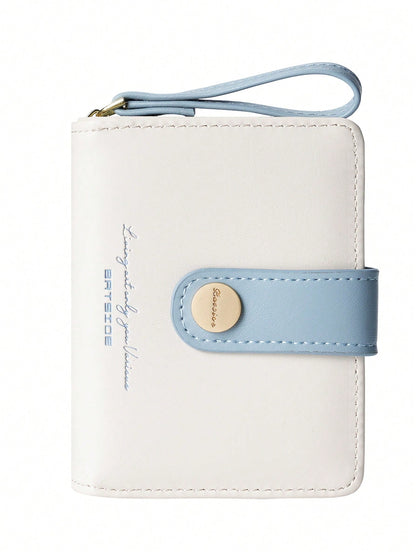 BATSIOE Women's Plain Color Large Capacity Zipper Coin Purse, Minimalist Luxury Wallet For Cross-Border Wholesale