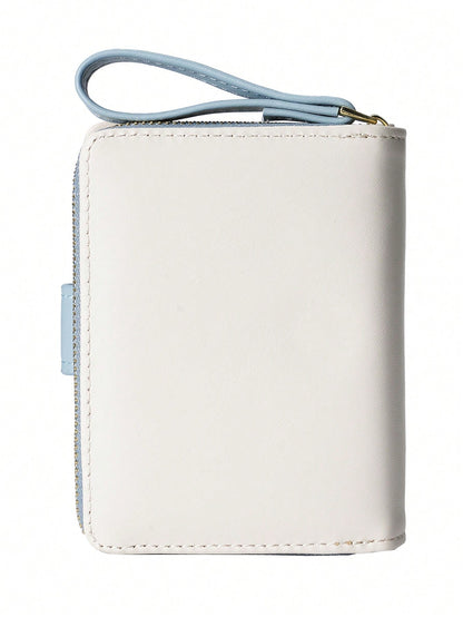 BATSIOE Women's Plain Color Large Capacity Zipper Coin Purse, Minimalist Luxury Wallet For Cross-Border Wholesale