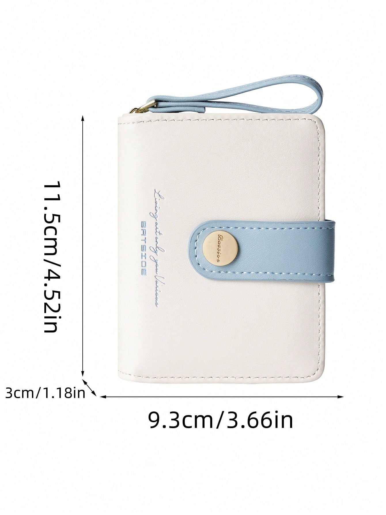 BATSIOE Women's Plain Color Large Capacity Zipper Coin Purse, Minimalist Luxury Wallet For Cross-Border Wholesale