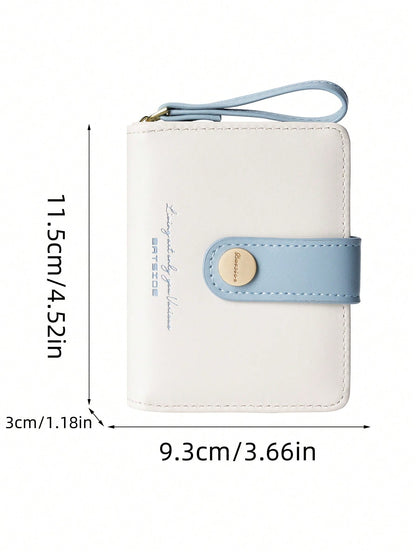 BATSIOE Women's Plain Color Large Capacity Zipper Coin Purse, Minimalist Luxury Wallet For Cross-Border Wholesale