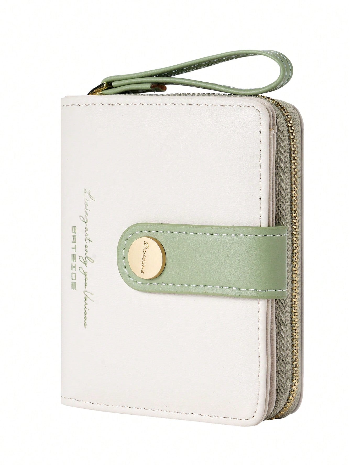 BATSIOE Women's Plain Color Large Capacity Zipper Coin Purse, Minimalist Luxury Wallet For Cross-Border Wholesale