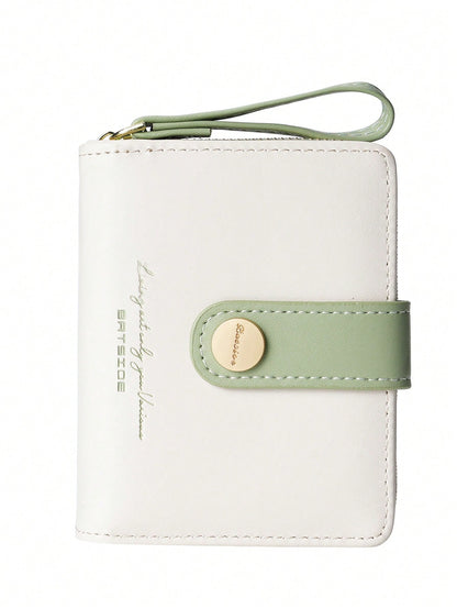 BATSIOE Women's Plain Color Large Capacity Zipper Coin Purse, Minimalist Luxury Wallet For Cross-Border Wholesale