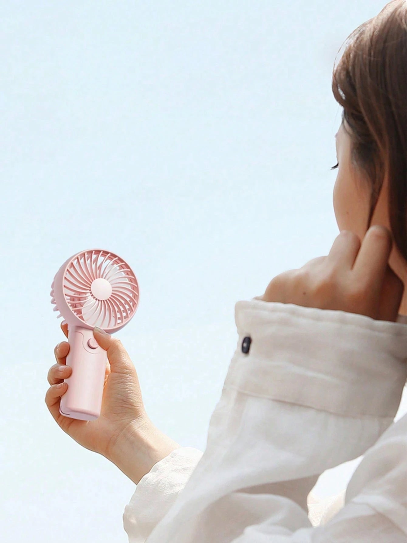 Battery Powered Baby Stroller Fan, Portable Mini Handheld Fan, Suitable For Infants, Powered By AAA Batteries, Baby Crib, Bassinet (Batteries Not Included)