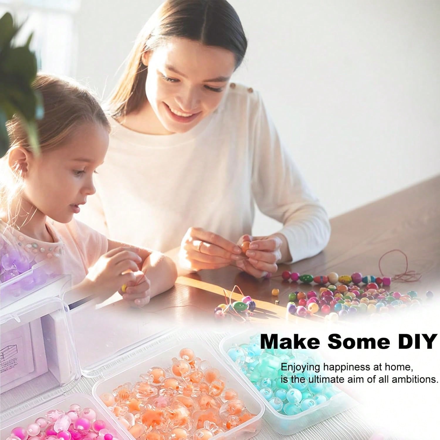 Bead Organizer Box, 60/90pcs Small Clear Plastic Storage Containers, Craft Storage Box Features Hinged Lid And Labels, Mini Boxes For Bracelets, Jewelry, Diamonds, Clay Beads, Screws, Seeds, Small Par