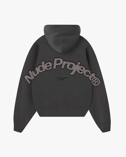 Beast Zip-Up Hoodie Ash