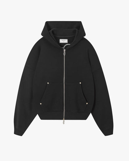 Beast Zip-up Hoodie Black