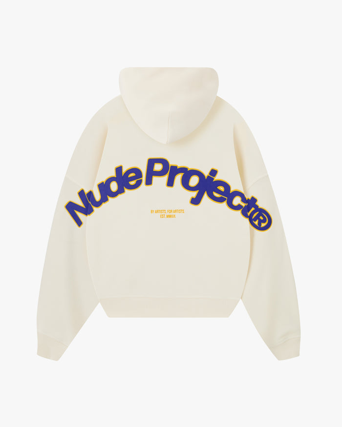 Beast Zip-Up Hoodie Marshmallow