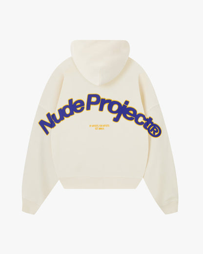 Beast Zip-Up Hoodie Marshmallow