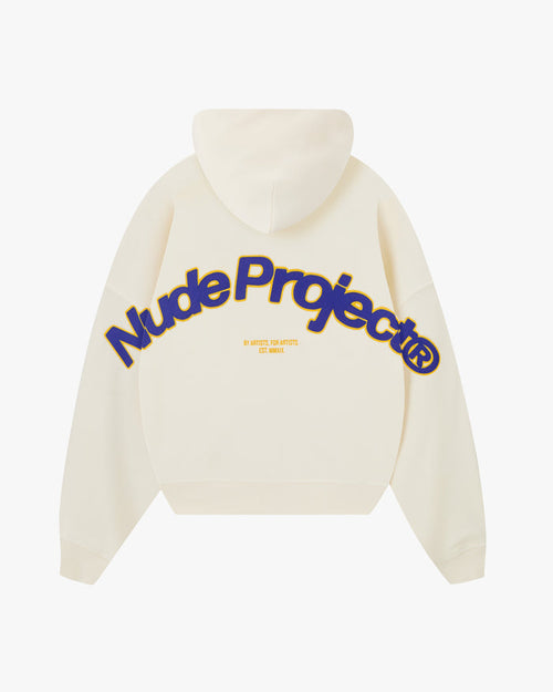 Beast Zip-Up Hoodie Marshmallow