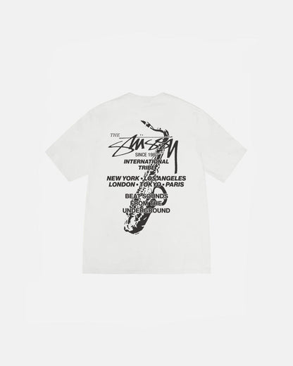 BEAT SOUNDS TEE PIGMENT DYED - Four Street