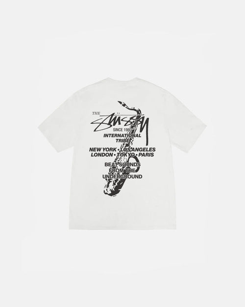 BEAT SOUNDS TEE PIGMENT DYED - Four Street