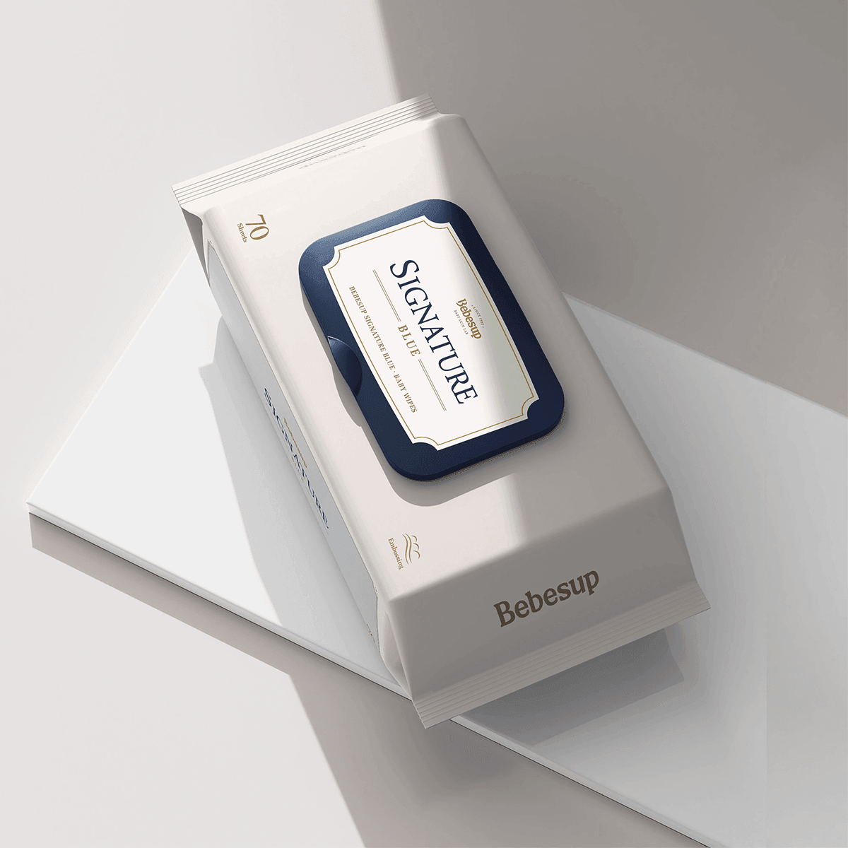 Bebesup Signature Blue Baby Wipes