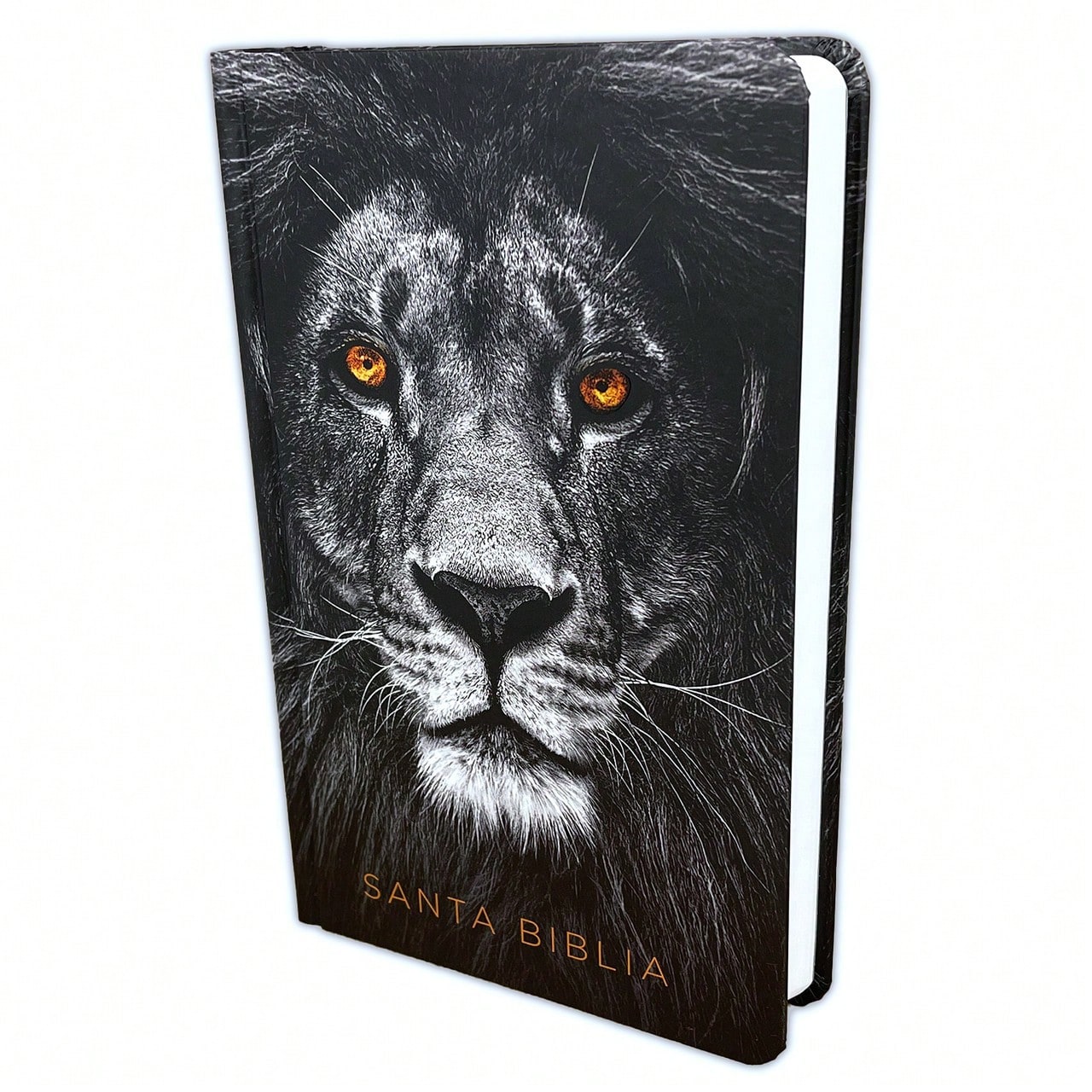 Biblia Leon Con Imagenes De La Tierra Santa RV1960, Tapa Dura