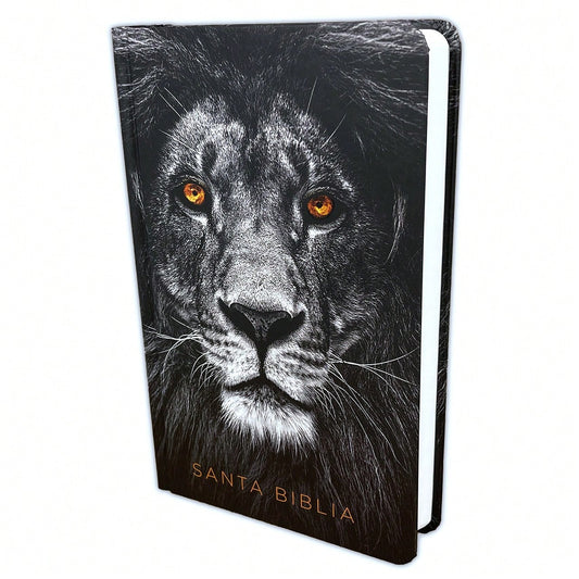 Biblia Leon Con Imagenes De La Tierra Santa RV1960, Tapa Dura