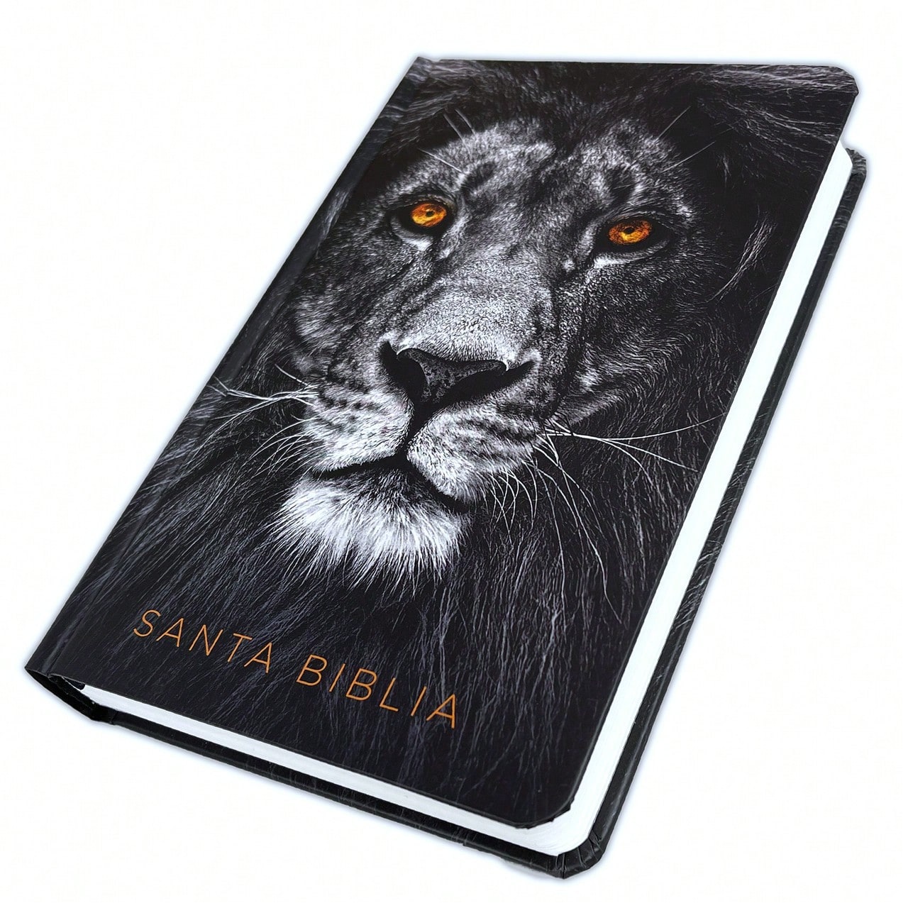 Biblia Leon Con Imagenes De La Tierra Santa RV1960, Tapa Dura