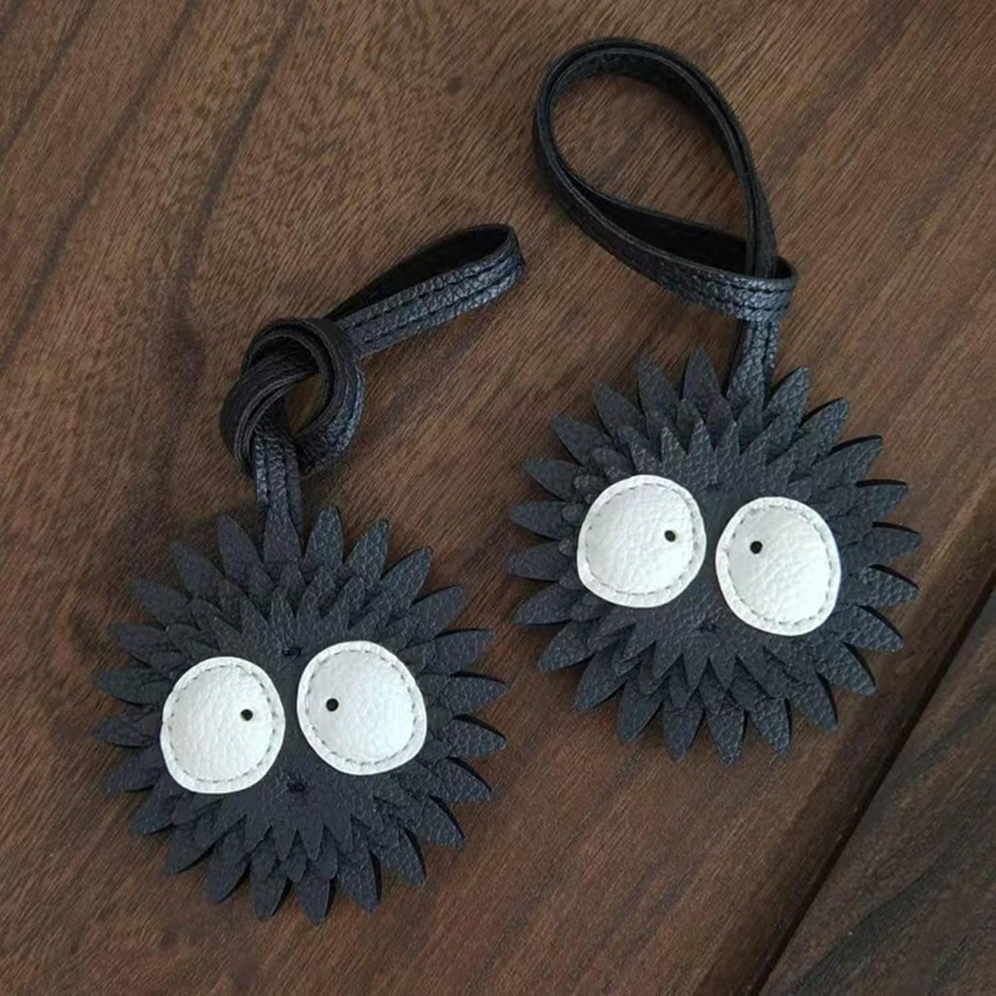Black Briquette Bag Charm, Fashion Bag Charm For Purse Handbags Bag Accessories PU Key Charms