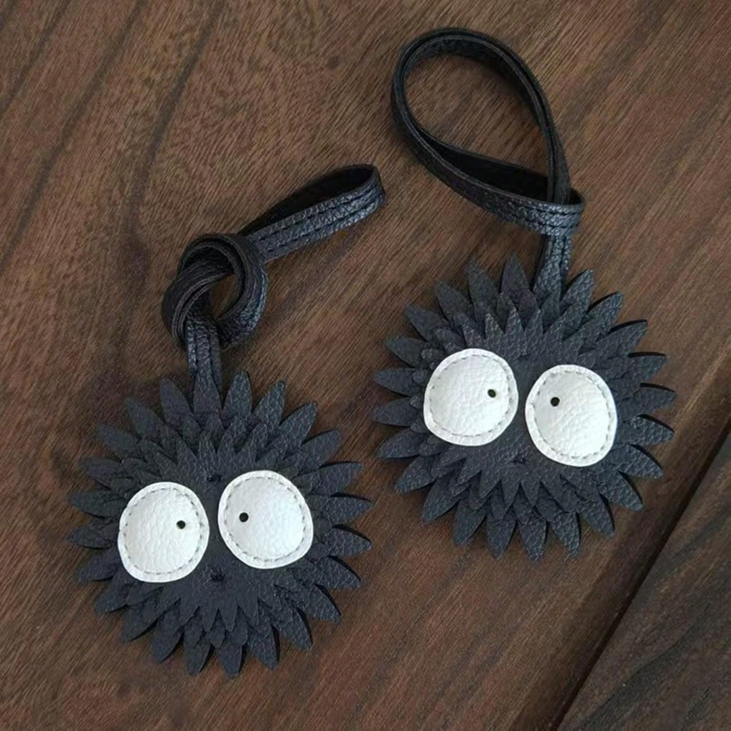 Black Briquette Bag Charm, Fashion Bag Charm For Purse Handbags Bag Accessories PU Key Charms