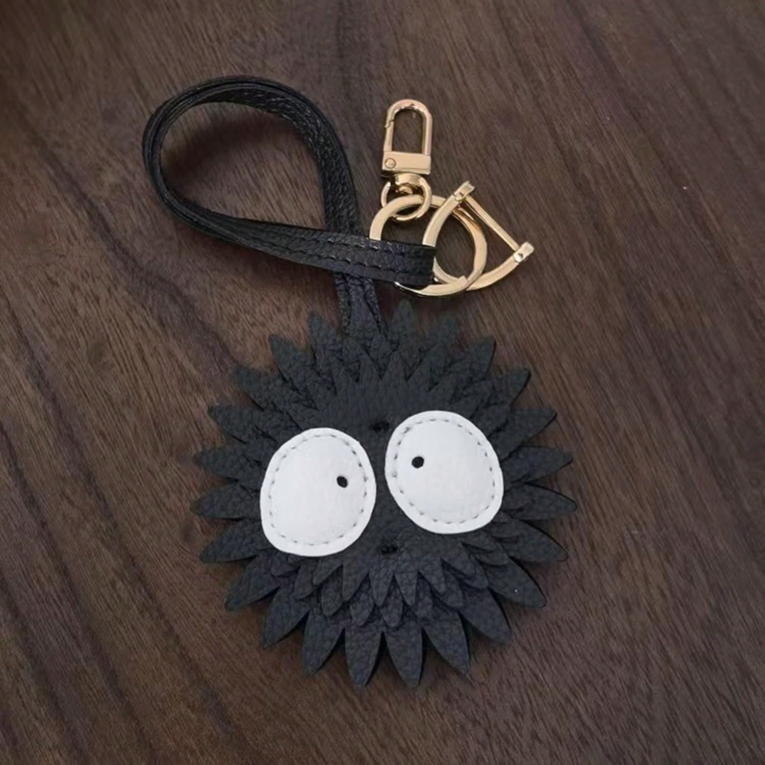 Black Briquette Bag Charm, Fashion Bag Charm For Purse Handbags Bag Accessories PU Key Charms